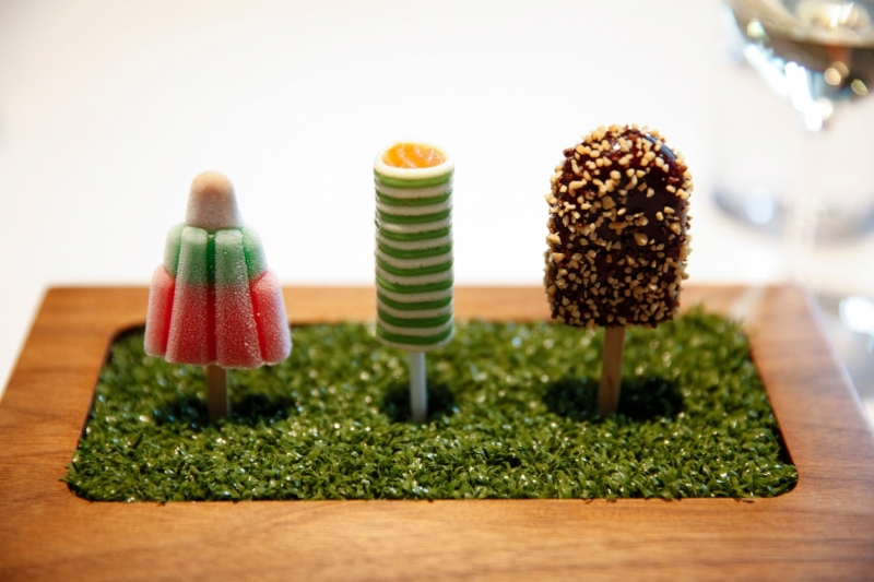 Savoury ice lollies at The Fat Duck - Maidenhead Food